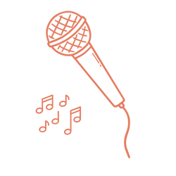 pictogramme micro soiree karaoke chez holy bun