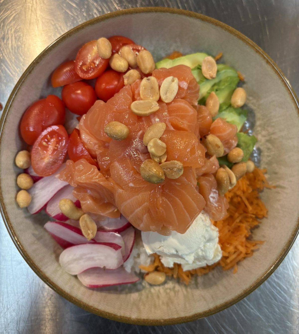 Poke Bowl Riz spicy