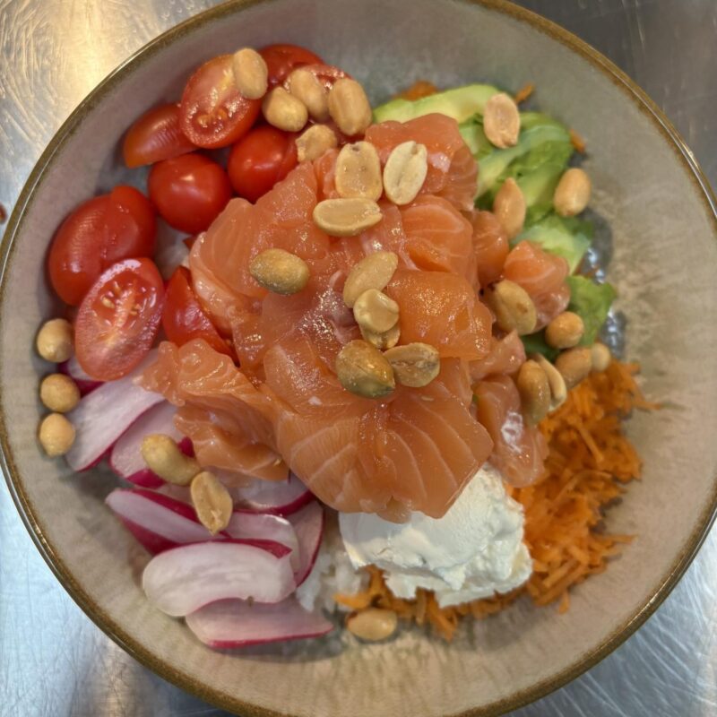 Poke Bowl Riz spicy